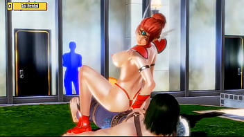 Kızıl Şehvet Savaşçısı Ve Kış Askeri’nin 3d Hentai Ateşi