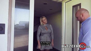Tatjana, Hitzefrei’de Buluştuğu Adamla Kudurmuş Gibi Sikişiyor